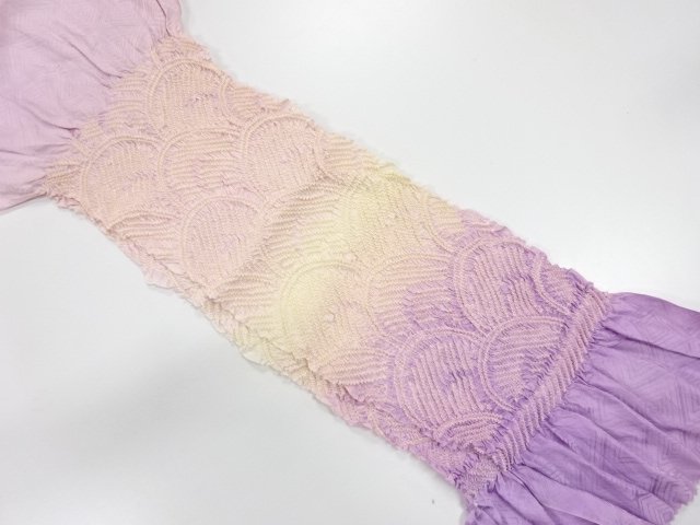 JAPANESE KIMONO / OBIAGE / SILK / SHIBORI